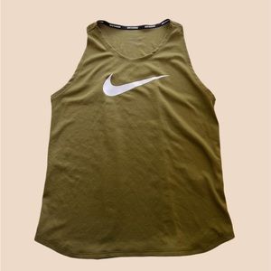 Nike army green workout tank. Size M